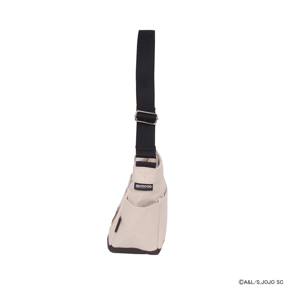 【アニメ『ジョジョの奇妙な冒険 スターダストクルセイダース』OUTDOOR PRODUCTS】 <br>イギーモチーフキャンバスショルダー ODJO11
