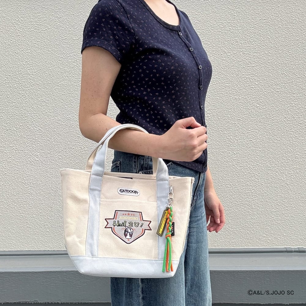 【アニメ『ジョジョの奇妙な冒険 スターダストクルセイダース』OUTDOOR PRODUCTS】 <br>スタンドモチーフトートバッグ ODJO30