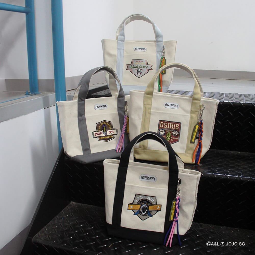 【アニメ『ジョジョの奇妙な冒険 スターダストクルセイダース』OUTDOOR PRODUCTS】 <br>スタンドモチーフトートバッグ ODJO30