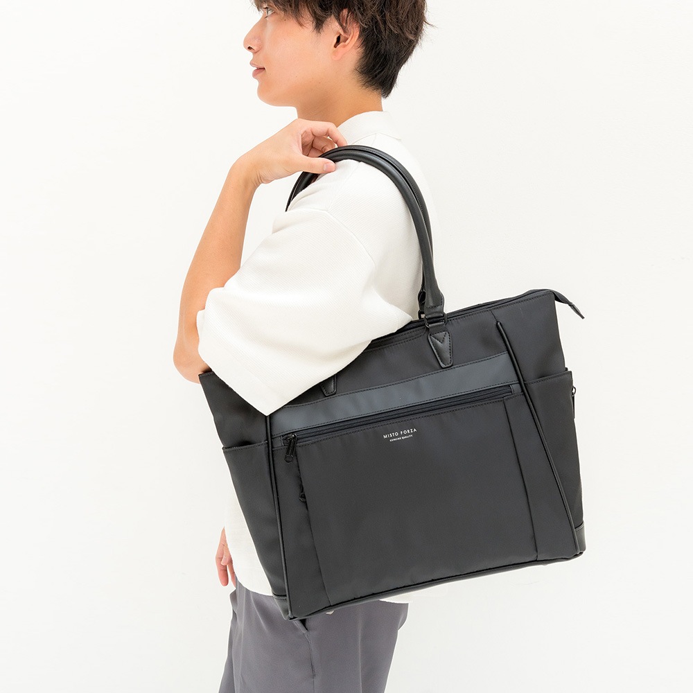 【Misto Forza】<br>キャリーオン付きトートバッグ FMN33