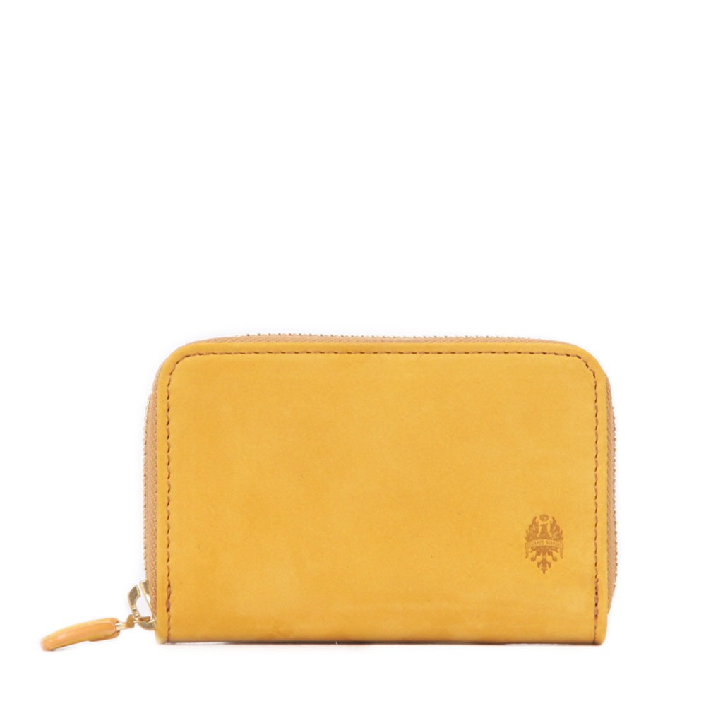 新色チャ追加 【Bianchi】　ヌバック革パスケース付小銭入れ　BIE1001