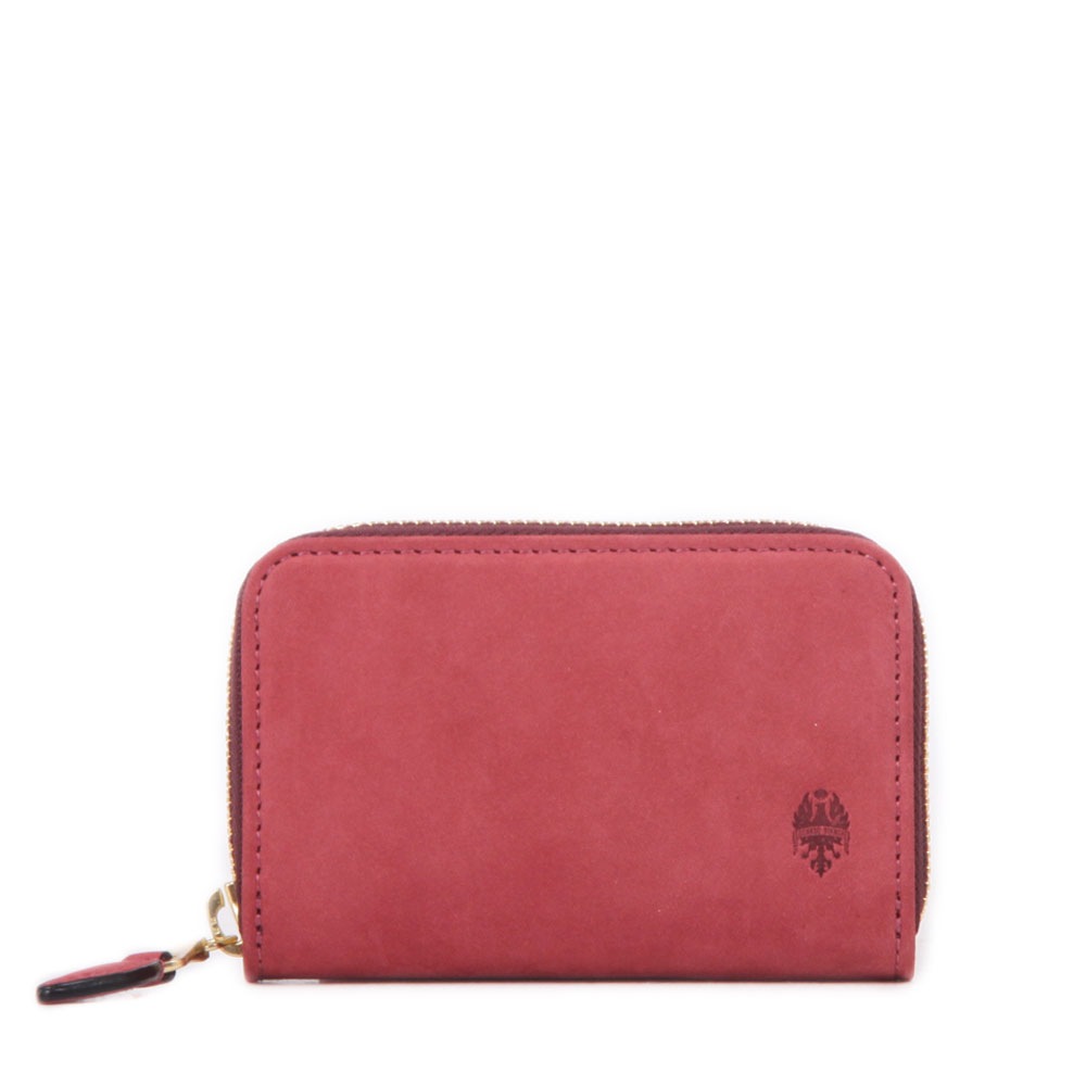 新色チャ追加 【Bianchi】　ヌバック革パスケース付小銭入れ　BIE1001