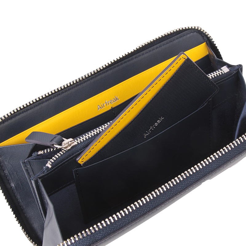 【Airfreak】ラウンドロングウォレット AF09