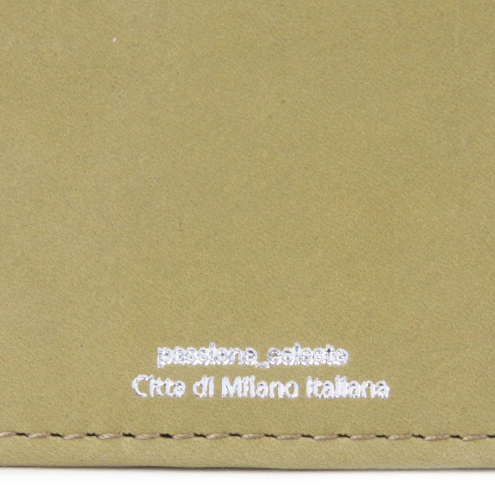 新色チャ追加 【Bianchi】　ヌバック革二つ折り財布　BIE1002