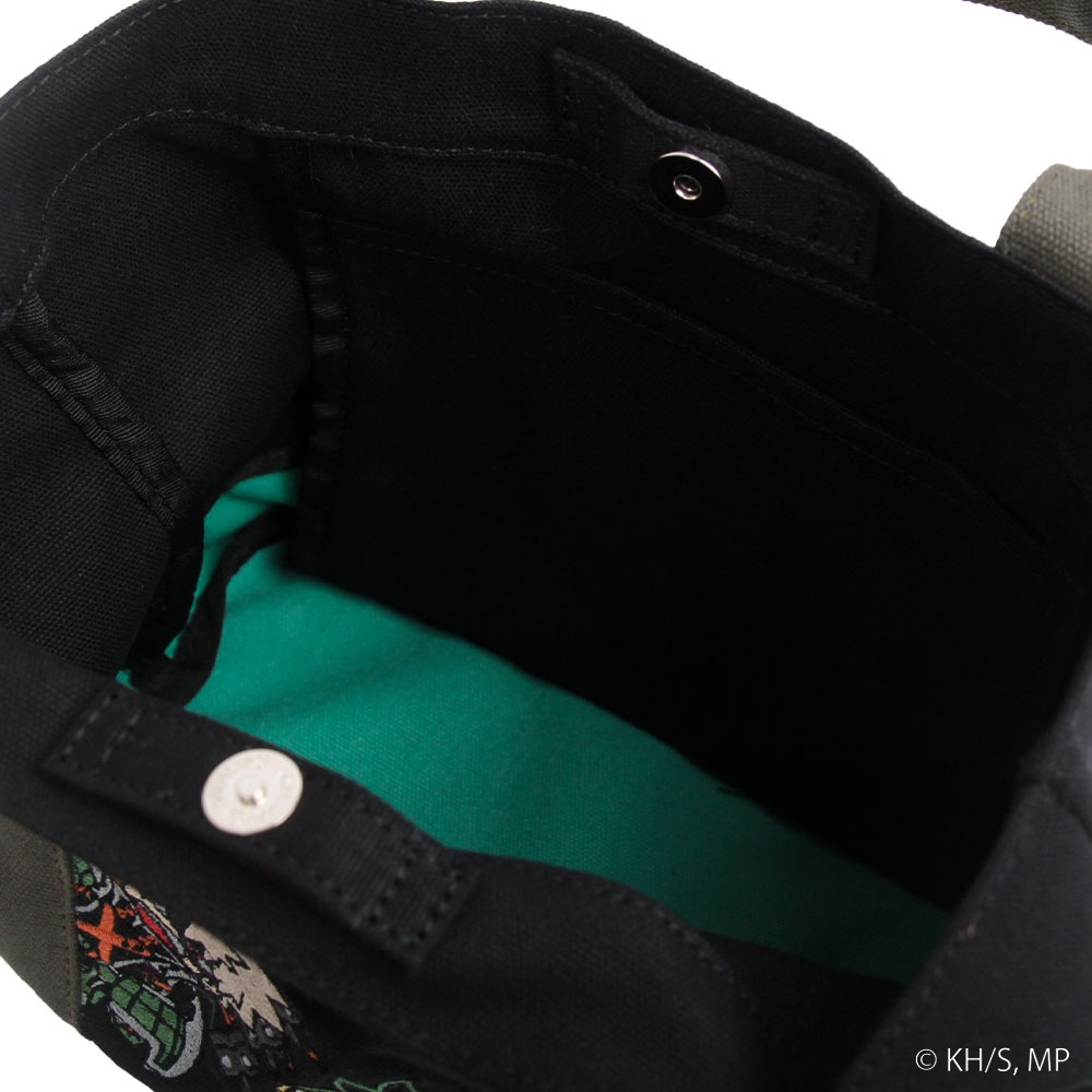 【僕のヒーローアカデミア×OUTDOOR PRODUCTS】<br>キーホルダー付きミニキャラトート 緑谷出久×爆豪勝己 ODHA14