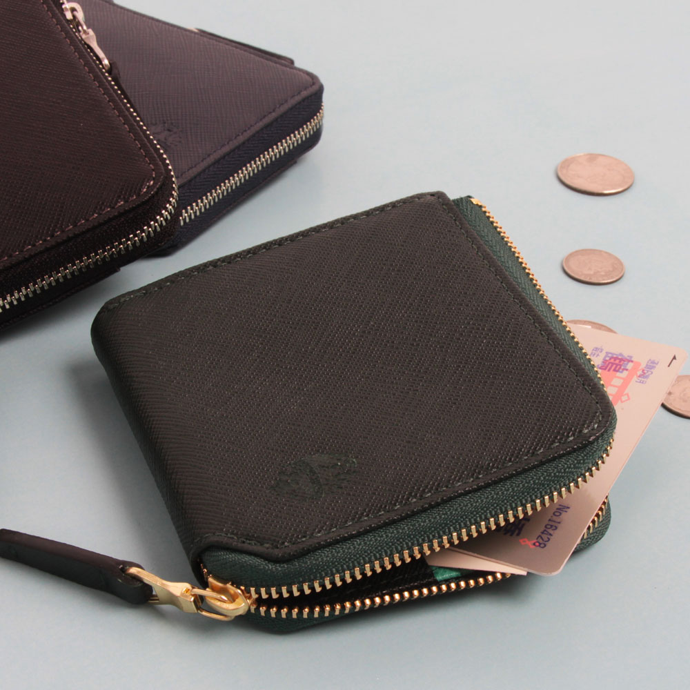 【Bianchi】 ラウンドミニウォレット BIA2001