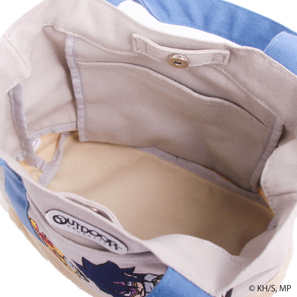 【僕のヒーローアカデミア×OUTDOOR PRODUCTS】<br>キーホルダー付きミニキャラトート　天喰環×ファットガム ODHA15