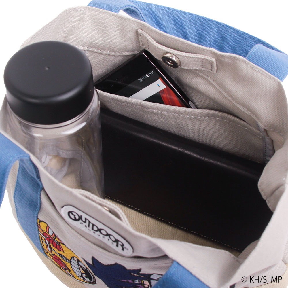 【僕のヒーローアカデミア×OUTDOOR PRODUCTS】<br>キーホルダー付きミニキャラトート　天喰環×ファットガム ODHA15