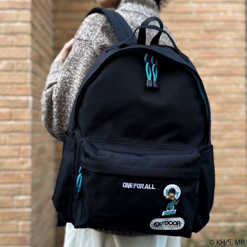 【僕のヒーローアカデミア×OUTDOOR PRODUCTS】<br>缶バッチ付きバックパック ODHA04