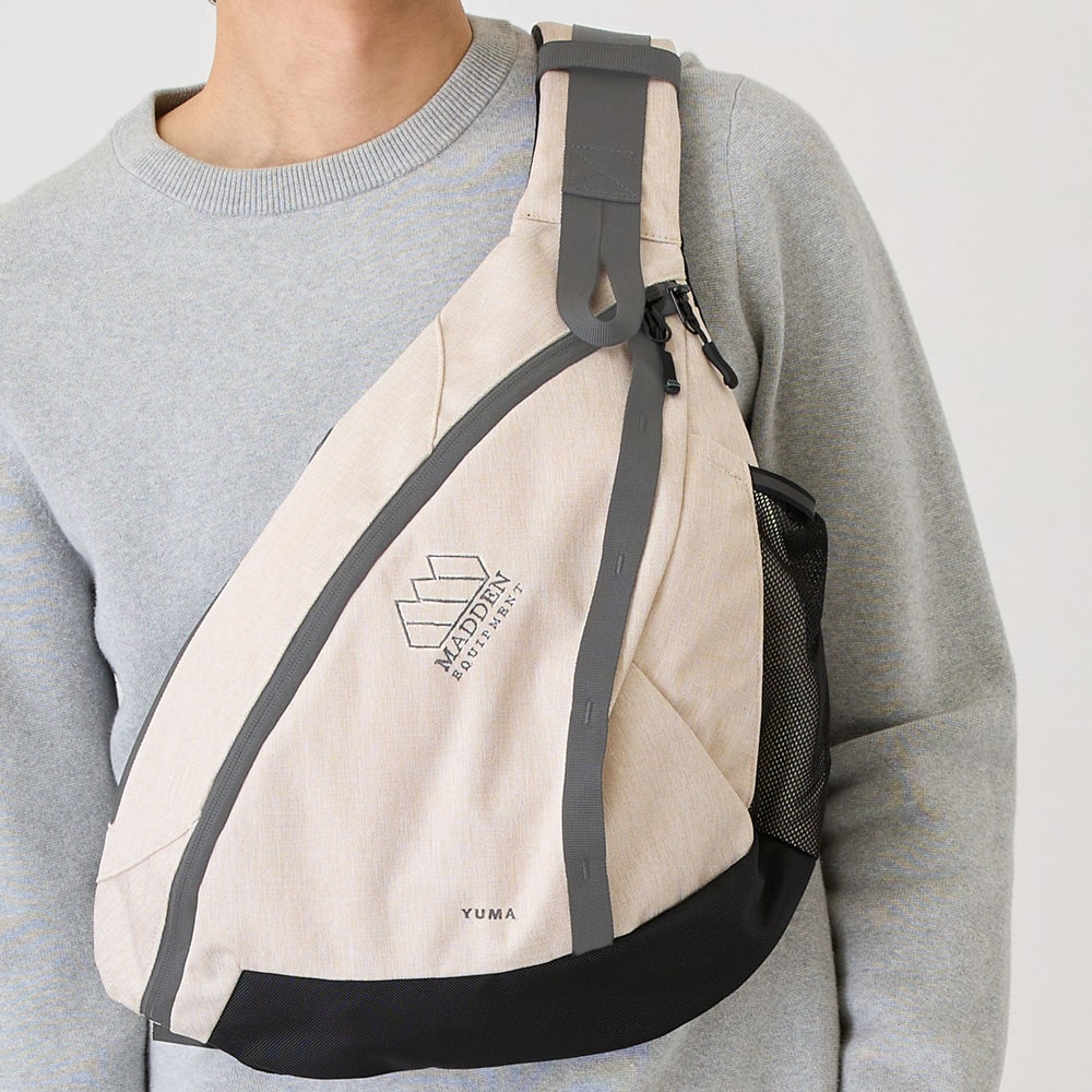 《men's FUDGE（メンズファッジ）掲載商品》【MADDEN EQUIPMENT】<br>ワンショルダーバッグ YUMA EQMK06