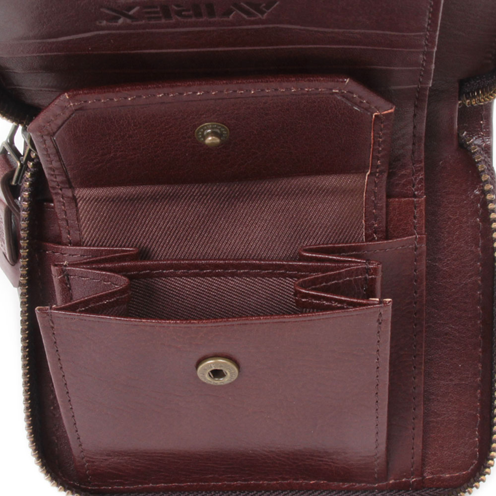 AVIREX 　アヴィレックス　 アビレックス 　 イタリアンレザーラウンドウォレット　牛革 本革 レザー プレゼント ギフト ax9101 AVIREX アヴィレックス アビレックス イタリアンレザー