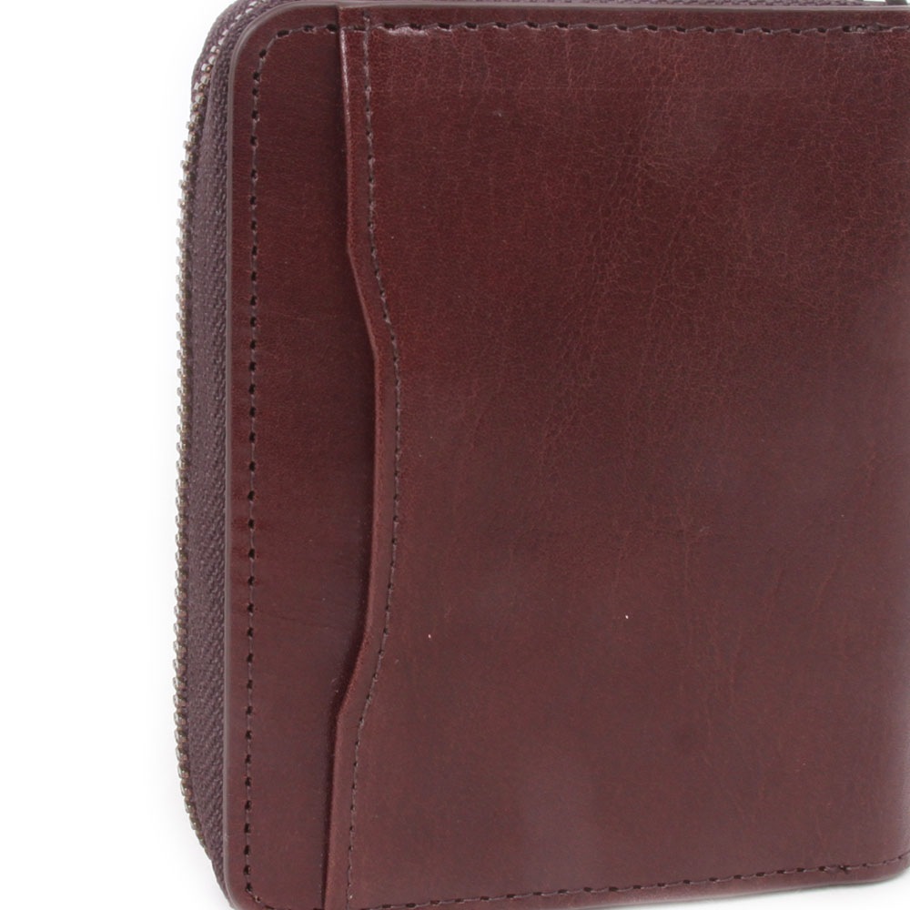 【AVIREX】イタリアンレザーラウンドウォレット　AX9101