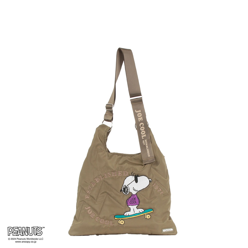 【OUTDOOR PRODUCTS】<br>PEANUTSコレクション スヌーピー 2Wayショルダー ODB021