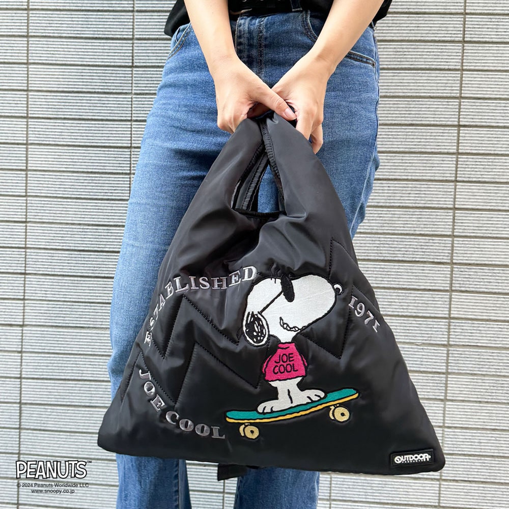【OUTDOOR PRODUCTS】<br>PEANUTSコレクション スヌーピー 2Wayショルダー ODB021