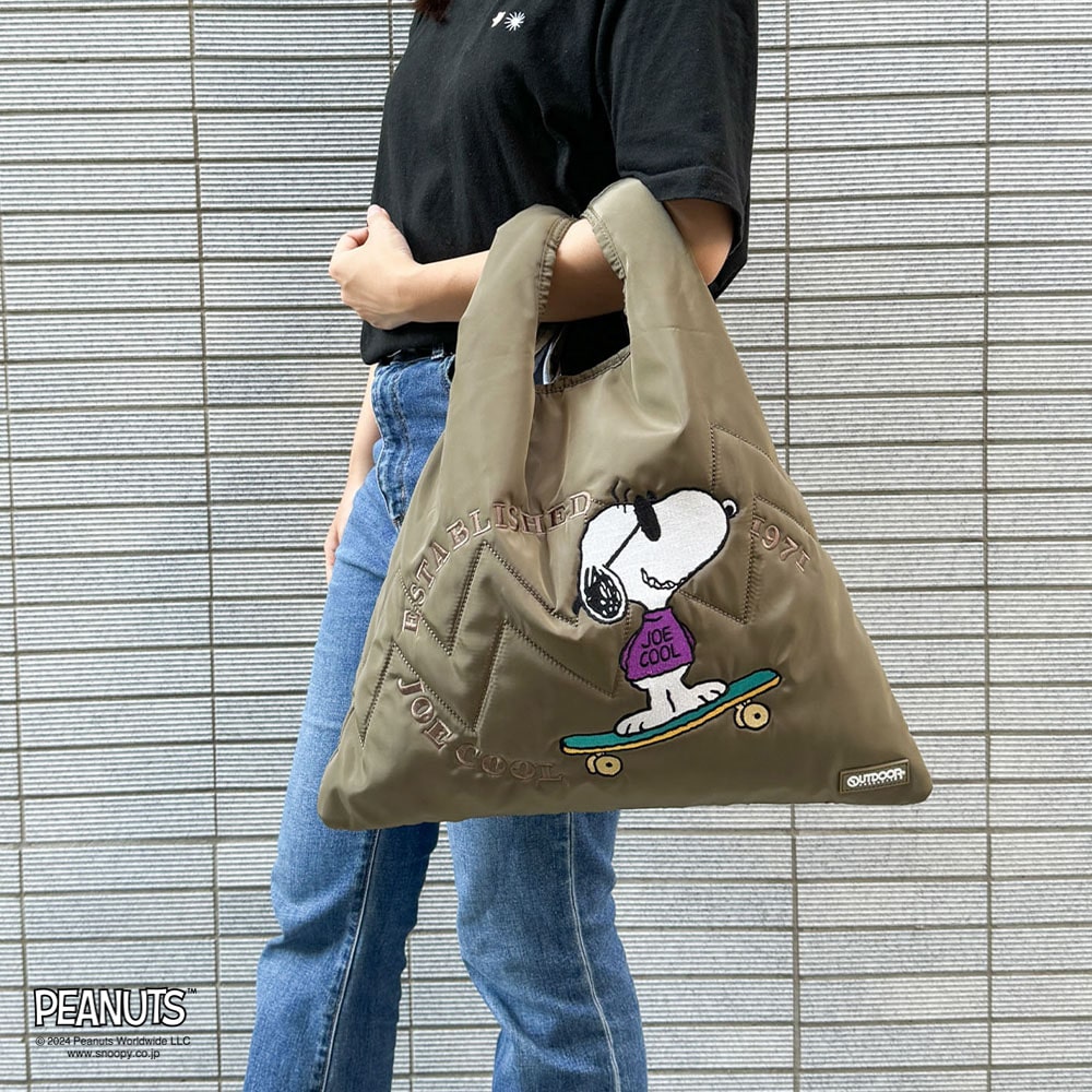 【OUTDOOR PRODUCTS】<br>PEANUTSコレクション スヌーピー 2Wayショルダー ODB021
