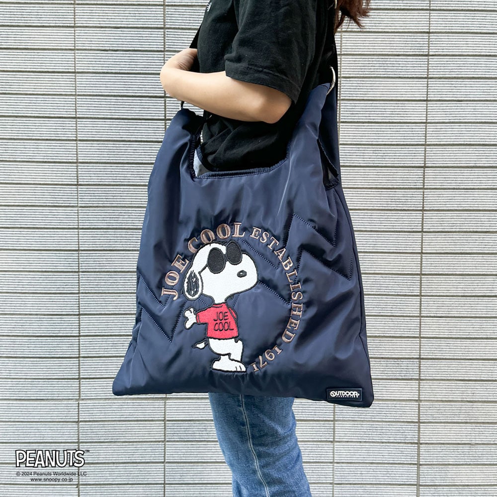 【OUTDOOR PRODUCTS】<br>PEANUTSコレクション スヌーピー 2Wayショルダー ODB021