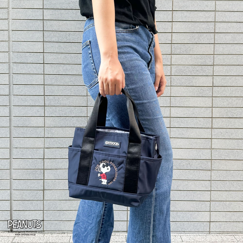 【OUTDOOR PRODUCTS】<br>PEANUTSコレクション スヌーピー 2WAYトート ODB024