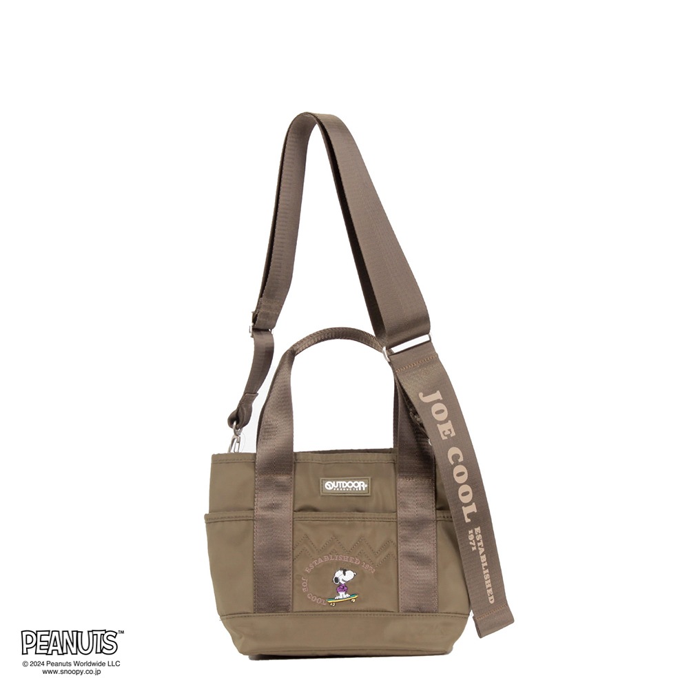 【OUTDOOR PRODUCTS】<br>PEANUTSコレクション スヌーピー 2WAYトート ODB024