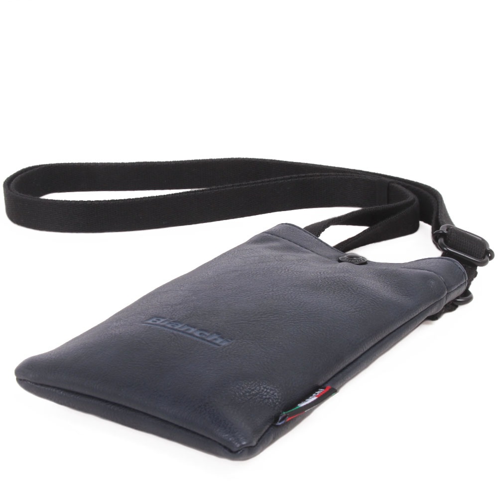 【Bianchi】エレガントフェイクレザー スマホ ポーチ LBPS16