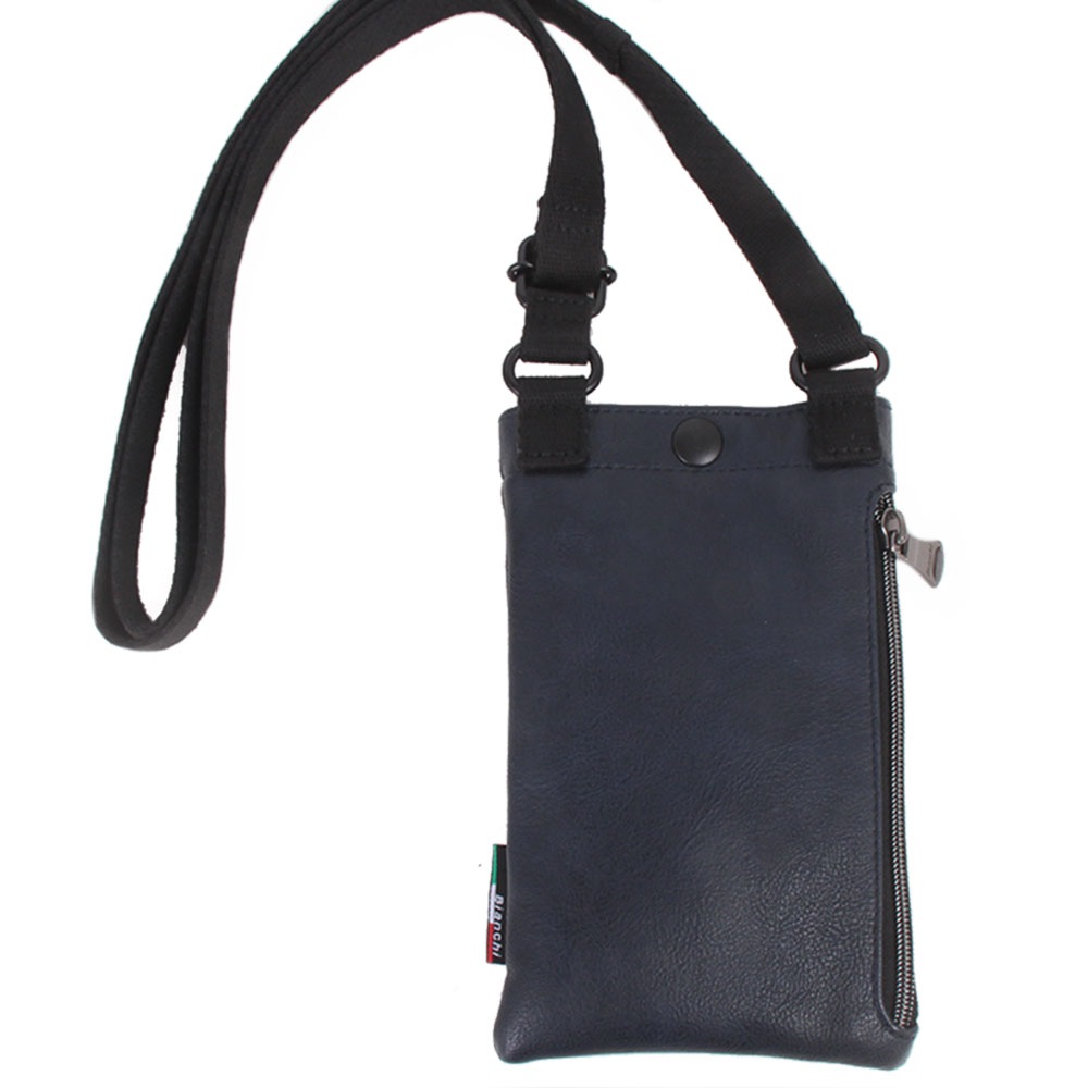 【Bianchi】エレガントフェイクレザー スマホ ポーチ LBPS16