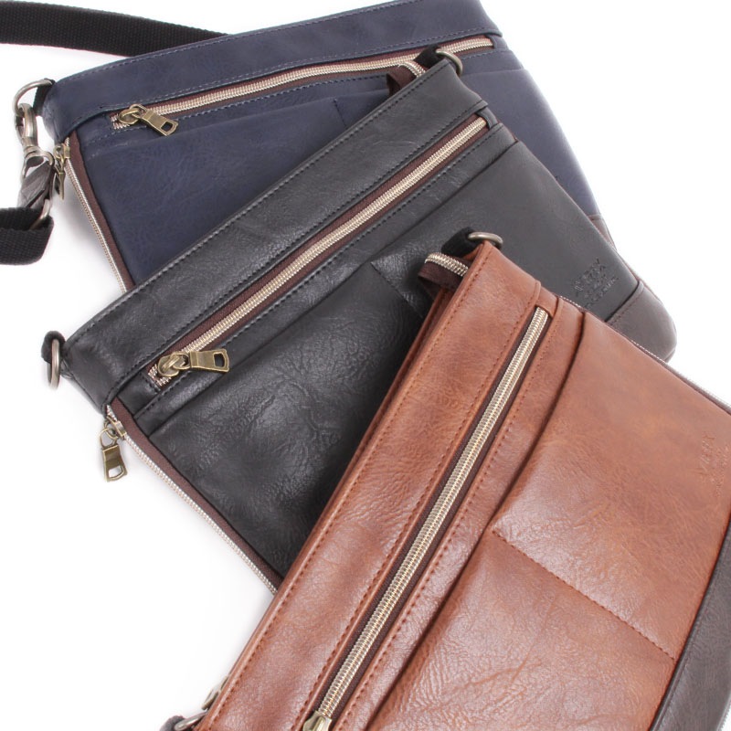 【AVIREX】　ヴィンテージ風サコッシュショルダーバッグ　AX2030