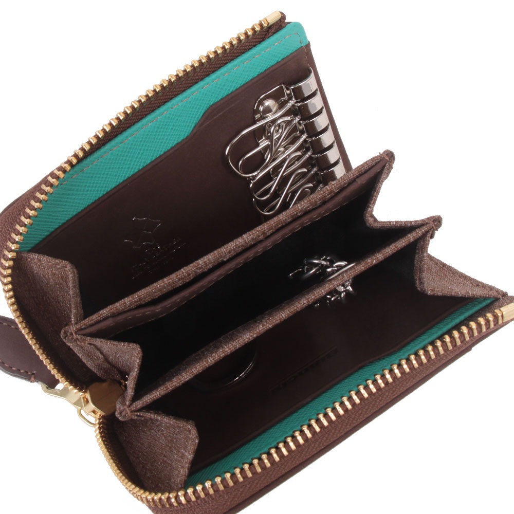 【Bianchi】　ヌバック革LFキーケース　BIE1006