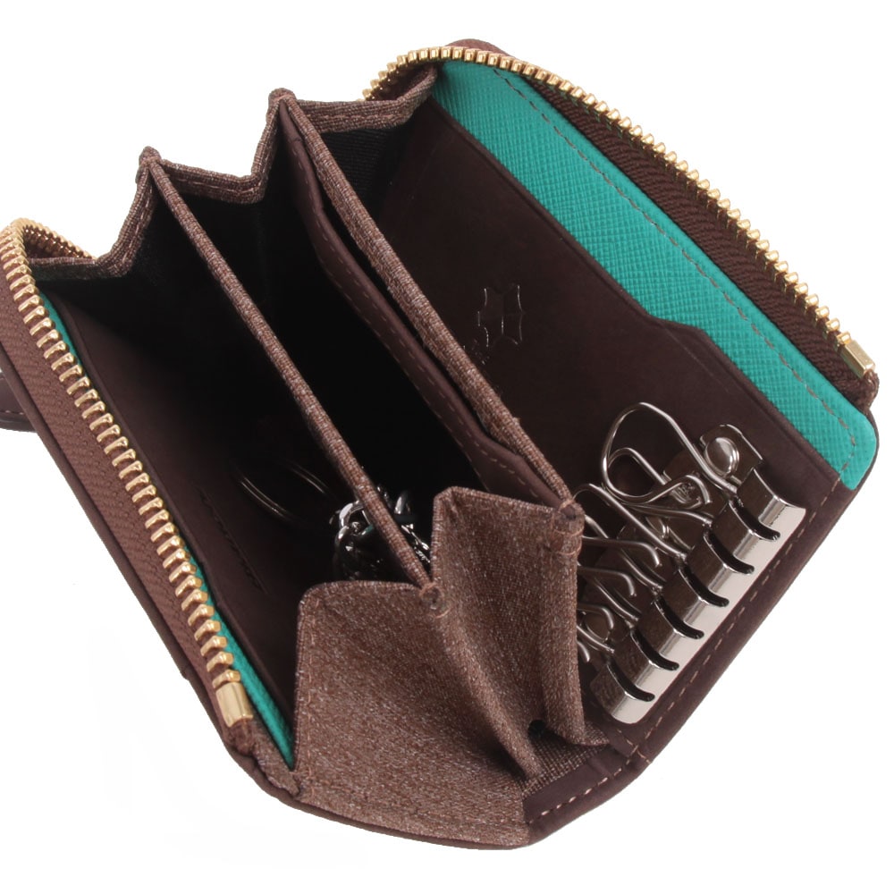 【Bianchi】　ヌバック革LFキーケース　BIE1006