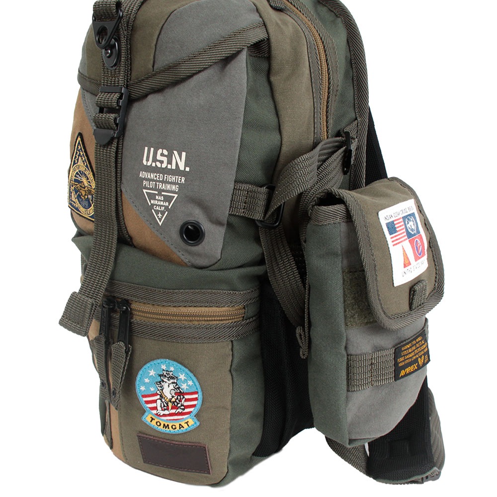 ≪Lightning（ライトニング）掲載商品≫<br>【AVIREX】<br>TOPGUN3 ワンショルダー AVX305N