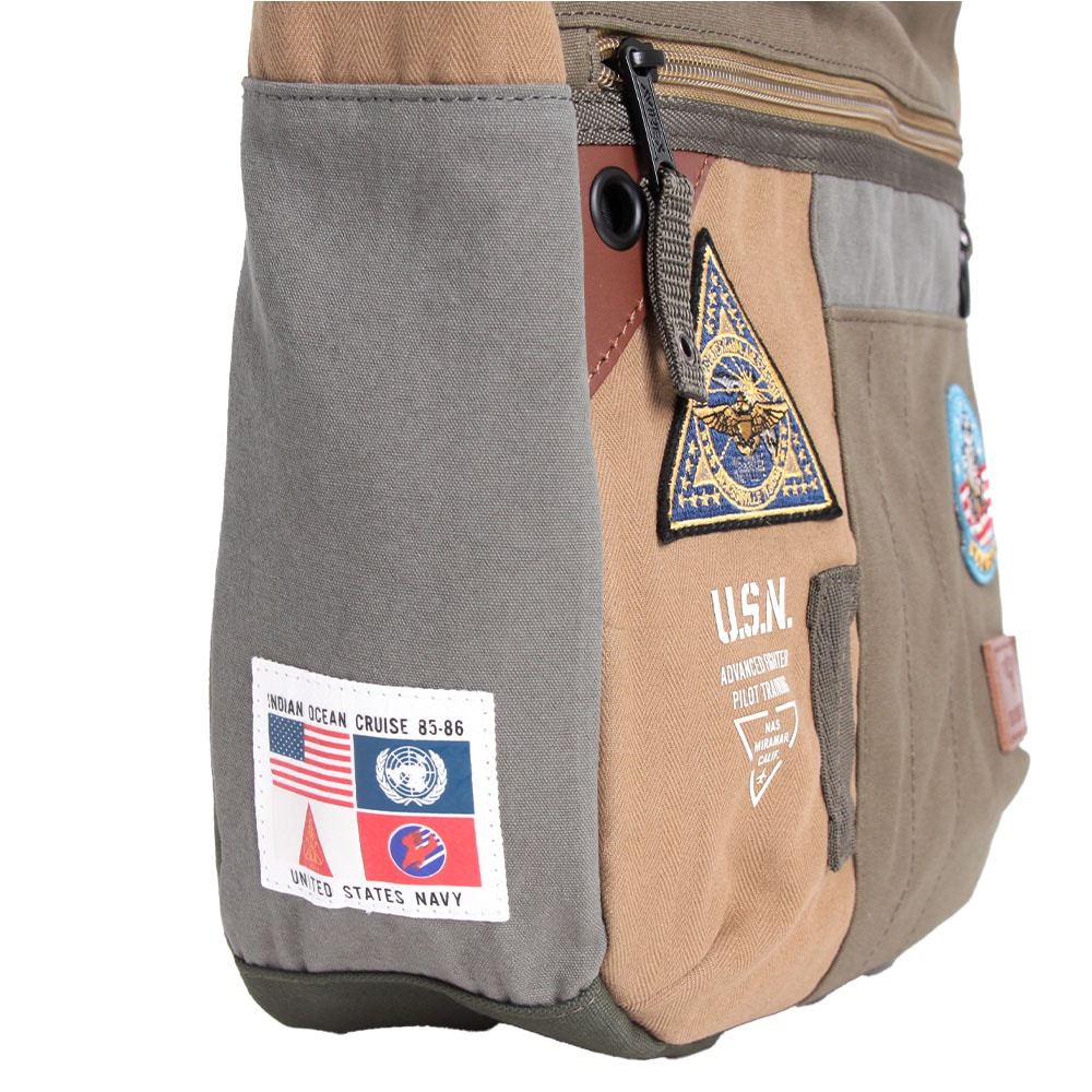 ≪Lightning（ライトニング）掲載商品≫<br>【AVIREX】<br>TOPGUN3 ショルダーバッグ AX1170N