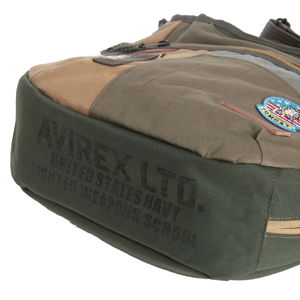 ≪Lightning（ライトニング）掲載商品≫<br>【AVIREX】<br>TOPGUN3 ショルダーバッグ AX1170N