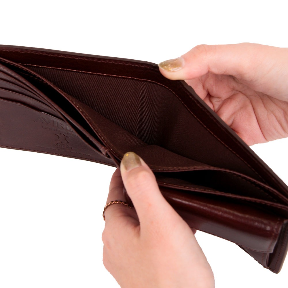 ≪Lightning（ライトニング）掲載商品≫<br>【AVIREX】BEUDE LIMITED レザー二つ折り財布　AX9100M