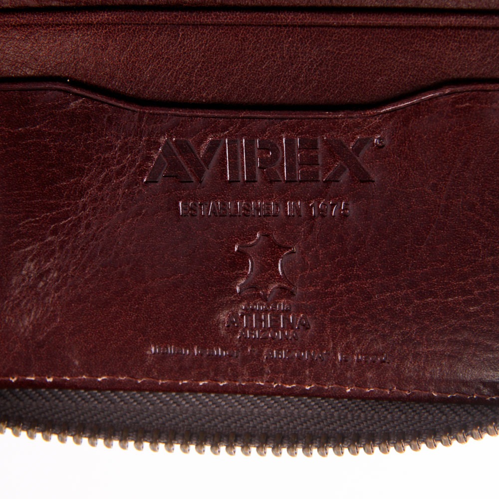 ≪Lightning(ライトニング)掲載商品≫<br>【AVIREX】BEUDE LIMITED ラウンドウォレット AX9101M