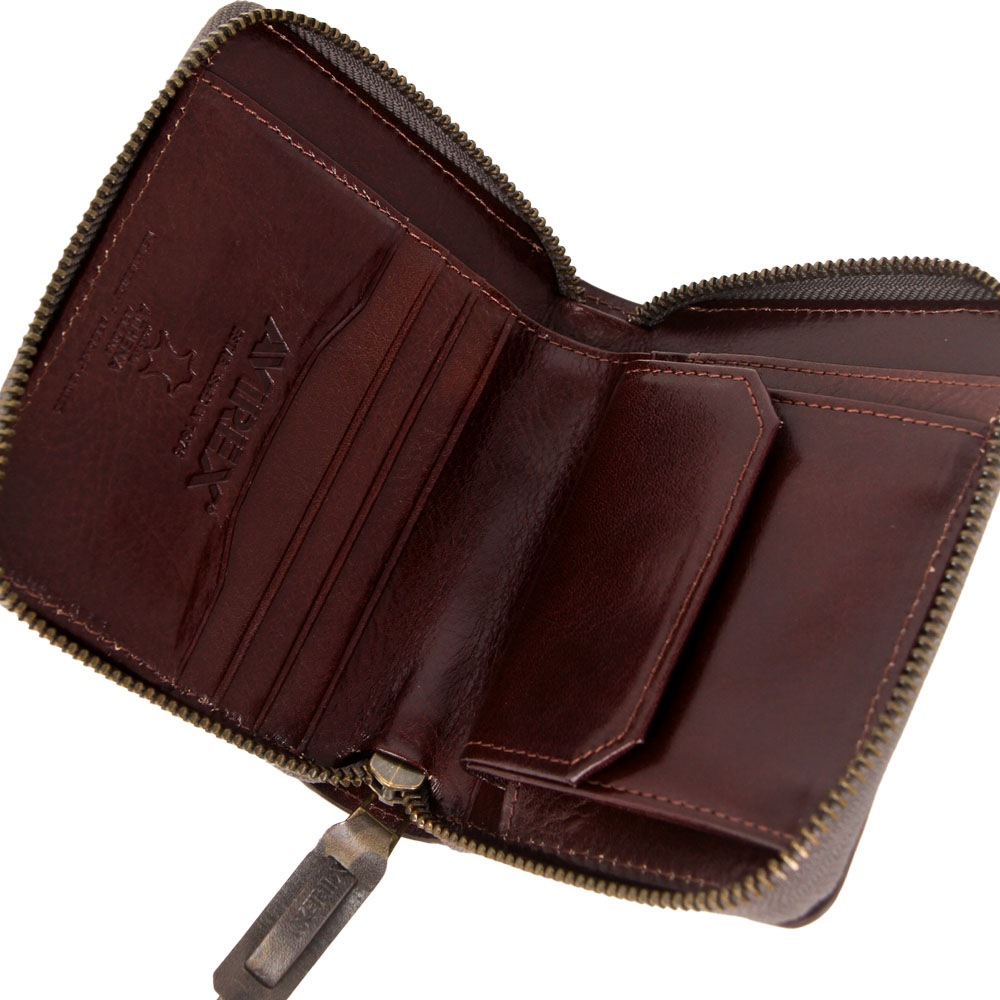 ≪Lightning(ライトニング)掲載商品≫<br>【AVIREX】BEUDE LIMITED ラウンドウォレット AX9101M