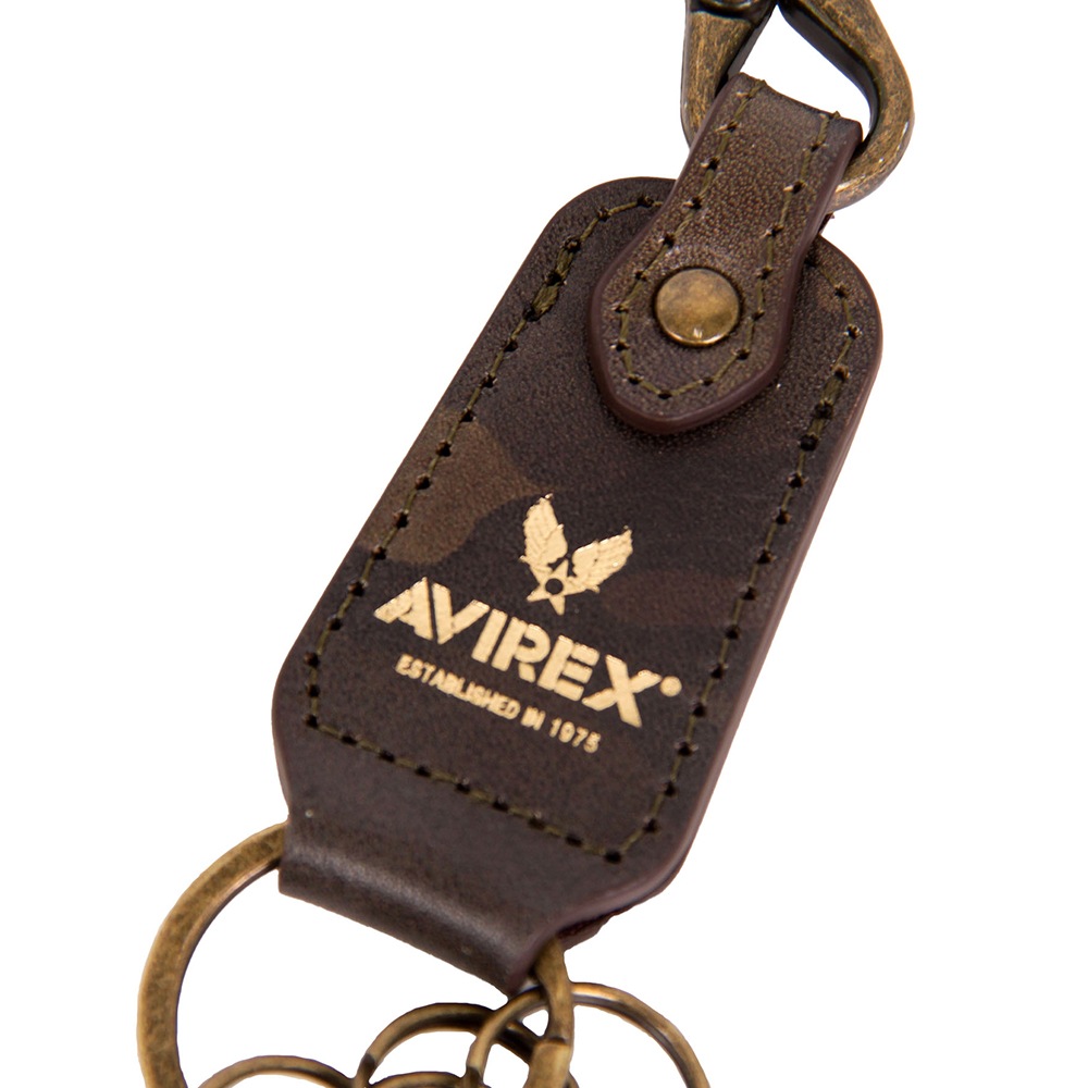 ≪Lightning（ライトニング）掲載商品≫<br>【AVIREX】BEUDE LIMITED キーチェーン　AX9105M