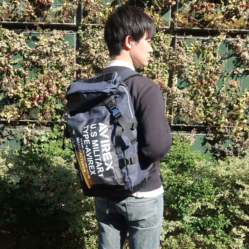 【AVIREX】　被せリュック　AVX594