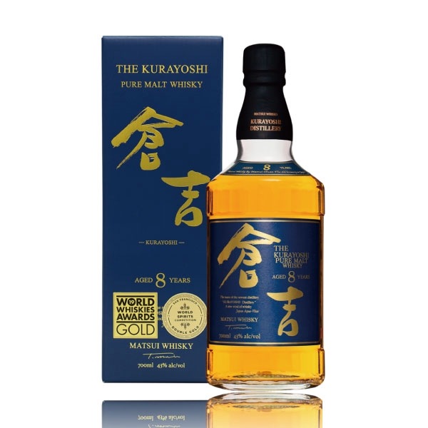 倉吉　ウイスキー 鳥取県 松井酒造 倉吉蒸溜所 倉吉 8年 マツイ ピュアモルト ウイスキー