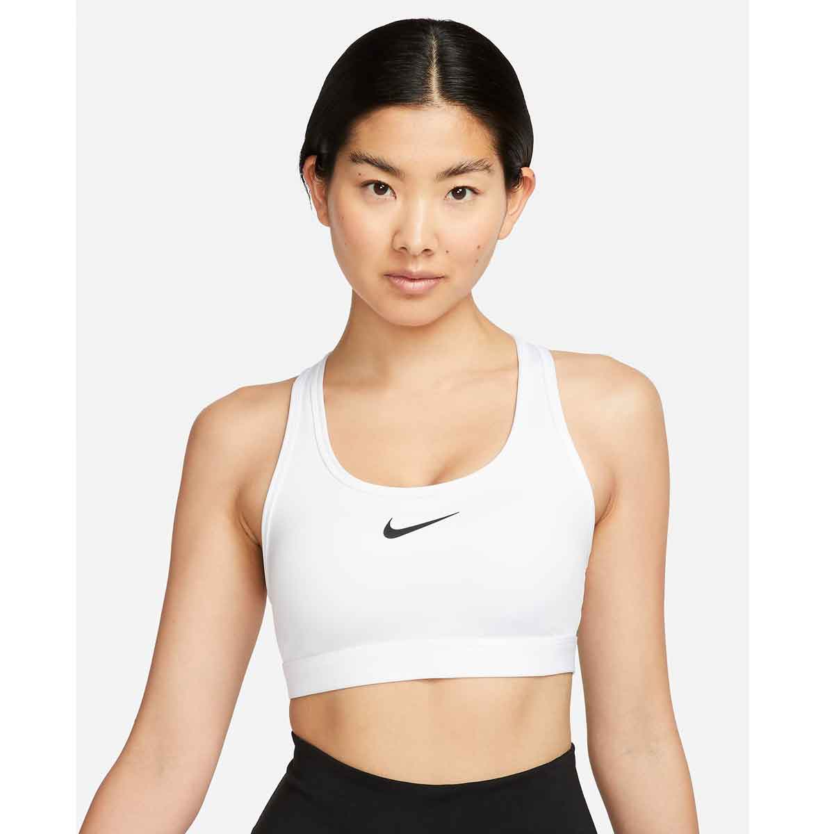 ナイキ パッディド スポーツブラ 上 レディース NIKE ミディアムサポート 吸汗 速乾 フィットネス DX6822 黒 ブラック