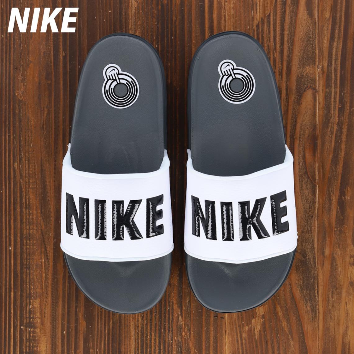 ナイキ シューズ メンズ ブランド NIKE シャワーサンダル スポーツサンダル カジュアル オフコート スライド 10010071 レザー BQ4639001 BKW