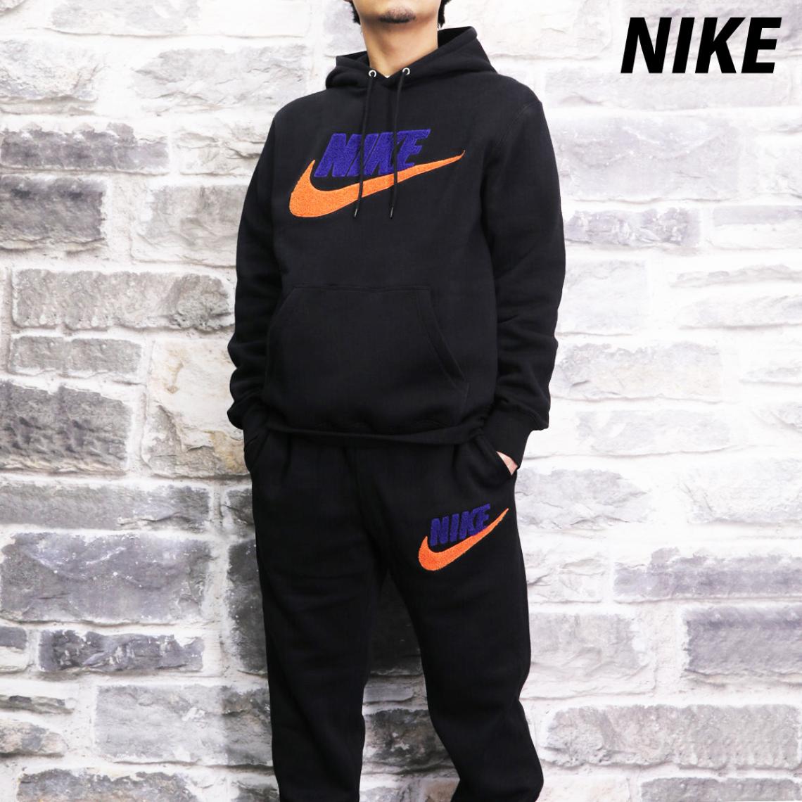 【3日間限定SALE】新品　NIKE ブラック メンズ　スエット　セットアップ 3日間限定SALE】新品 NIKE ナイキ メンズ スエット セットアップ