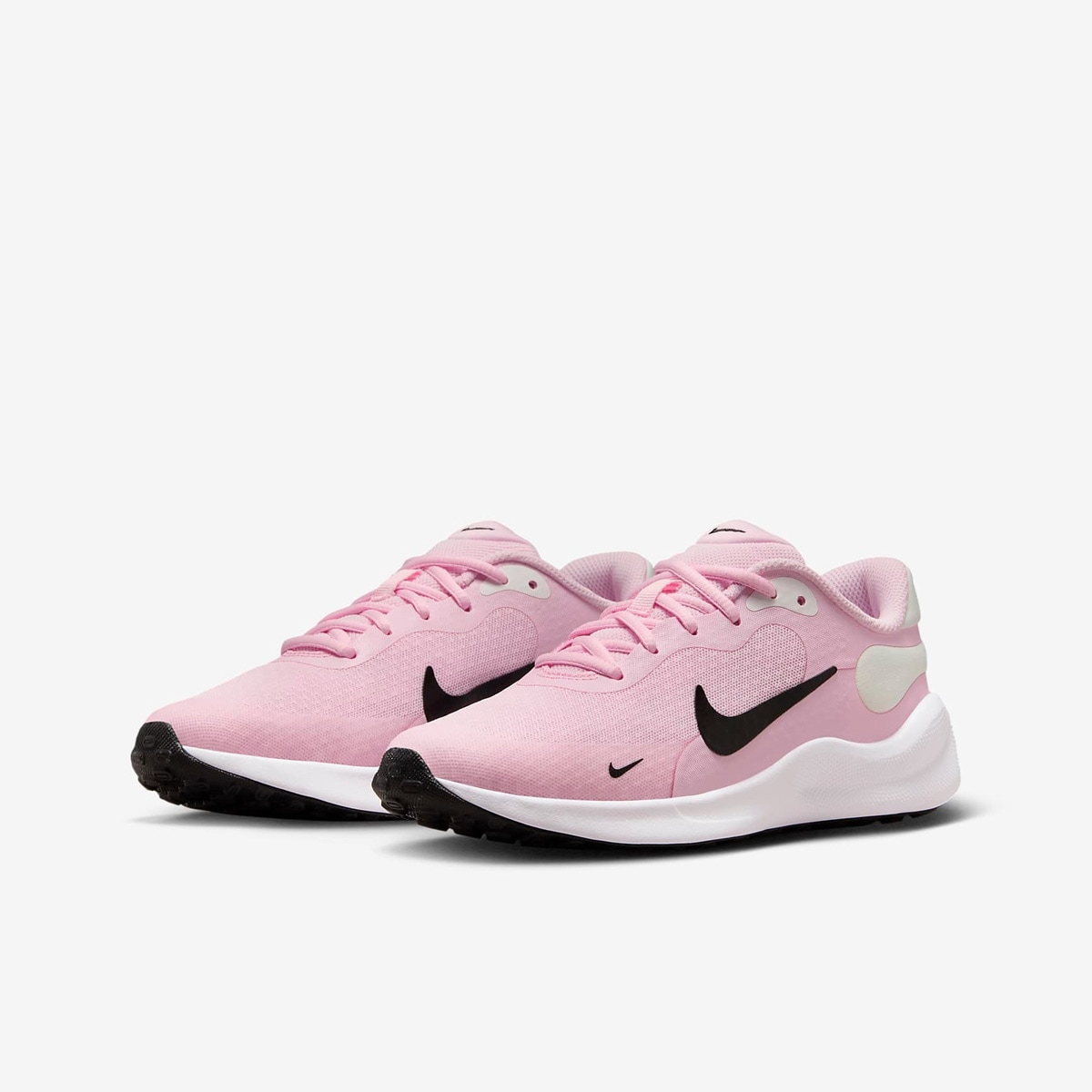 ナイキ レボリューション 7 シューズ ジュニア NIKE ローカット スニーカー ランニング 通学 運動会 FB7689600 黒 ブラック