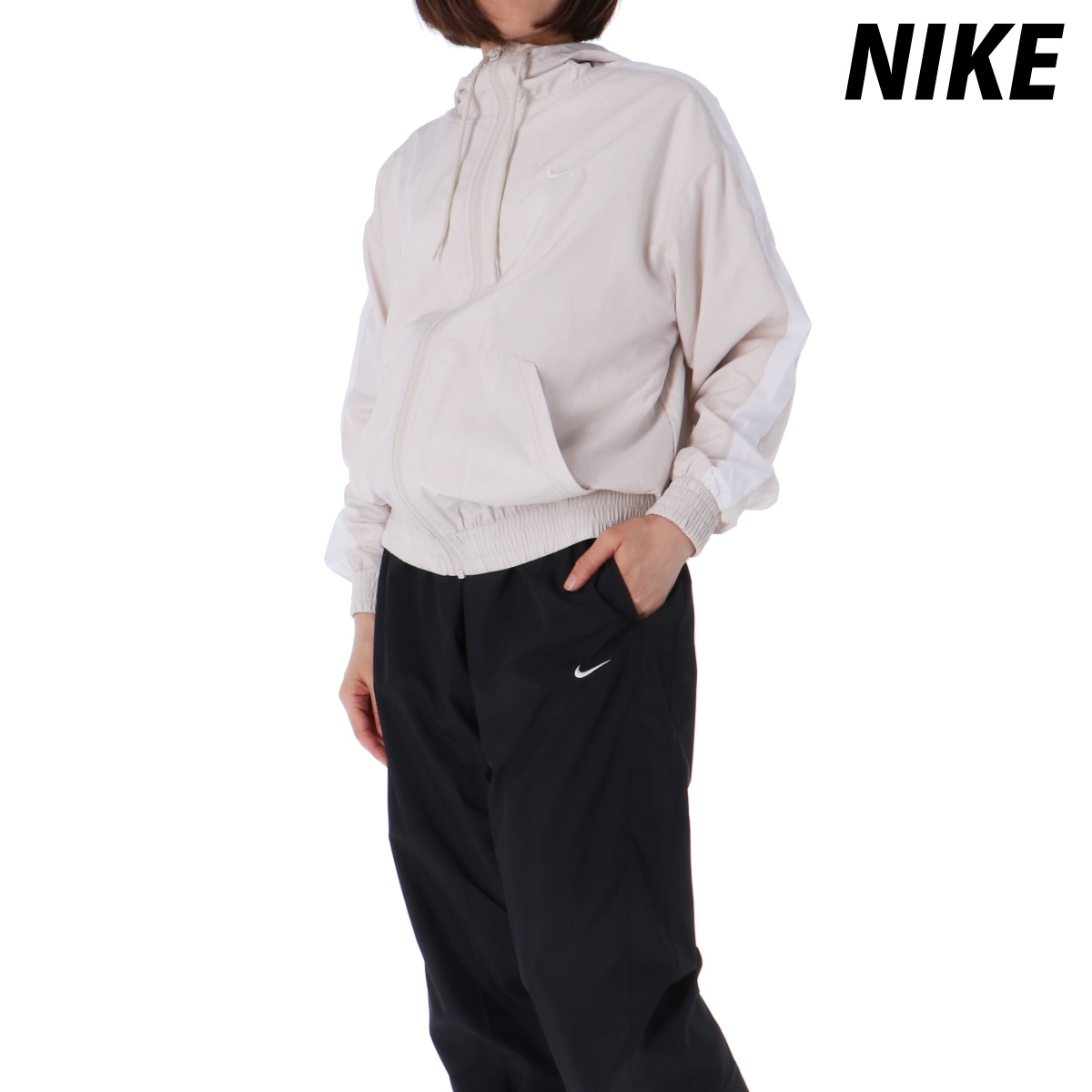 ナイキ ウインドブレーカー 上下 セットアップ レディース クラシック ウーブン BGE NIKE FV6299 新作 優良配送