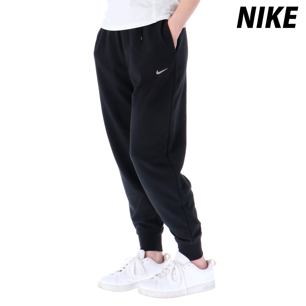 ジャージ 下 レディース ナイキ ロングパンツ フレンチテリー ドライ 綿混 ブランド NIKE FB5435 優良配送 新作 BLK