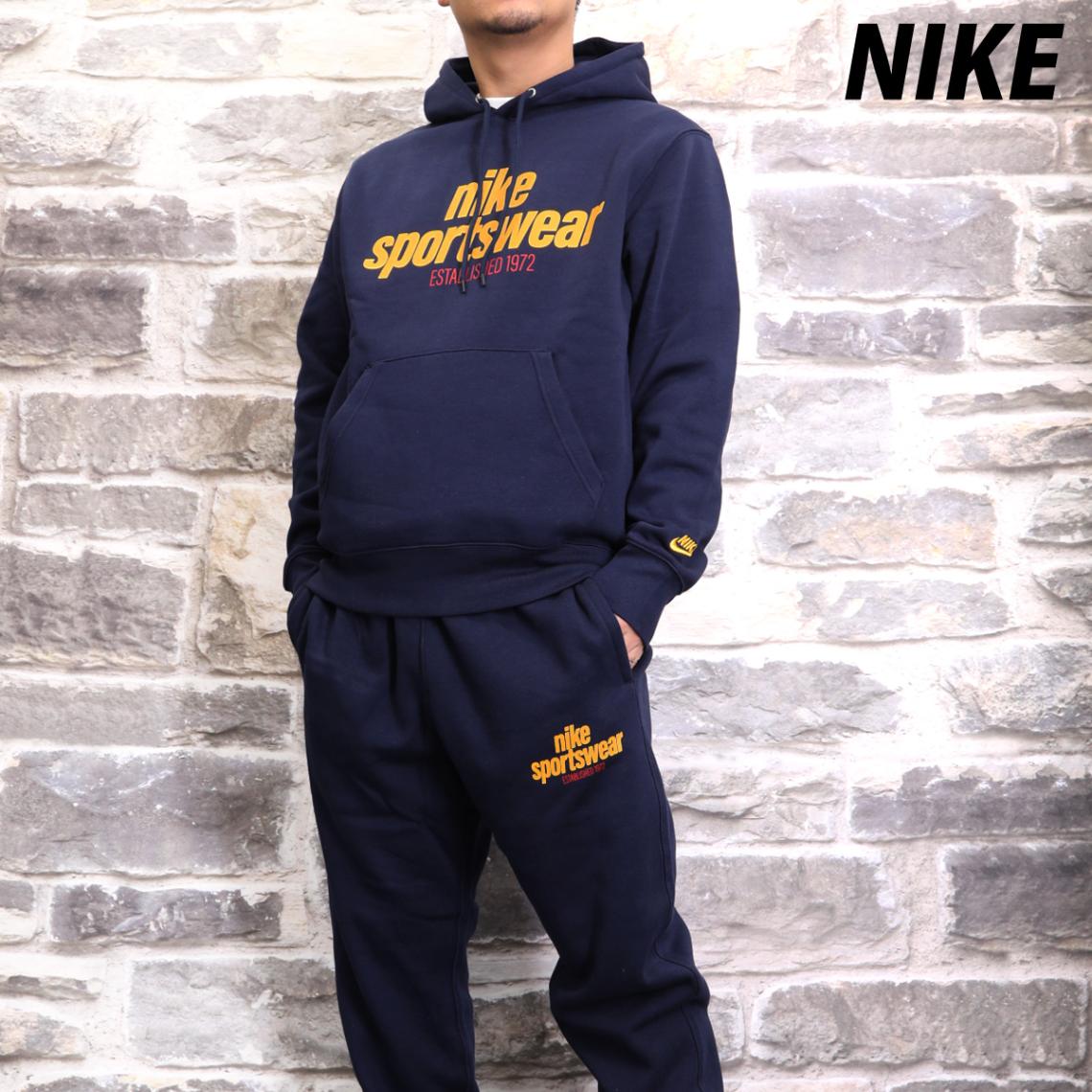 新品　Nike ブラック クルーネック トレーナー　上下　セットアップ NIKE ナイキ トレーナー メンズ クラブ FT オーバーサイズ