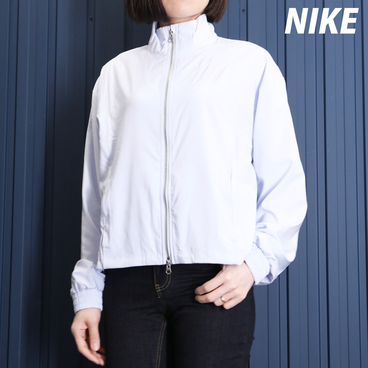 ナイキ ワン ウインドジャケット 上 レディース NIKE 薄手 吸汗 速乾 ドライ HV5010 薄茶色 ベージュ
