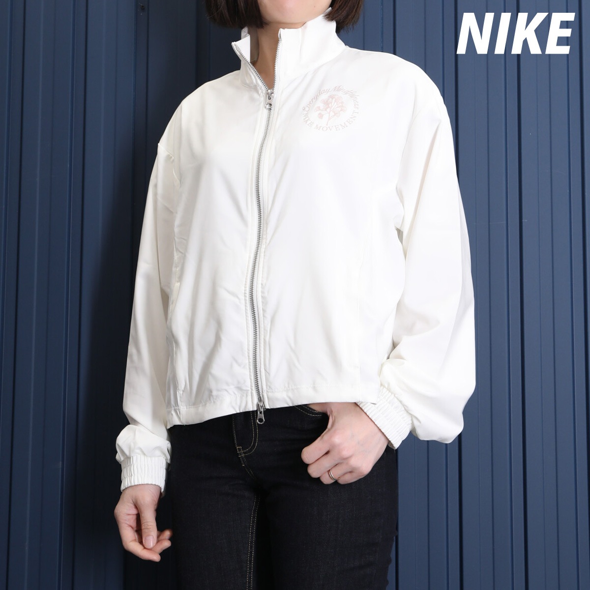 ナイキ ワン ウインドジャケット 上 レディース NIKE 薄手 吸汗 速乾 ドライ HV5010 薄茶色 ベージュ