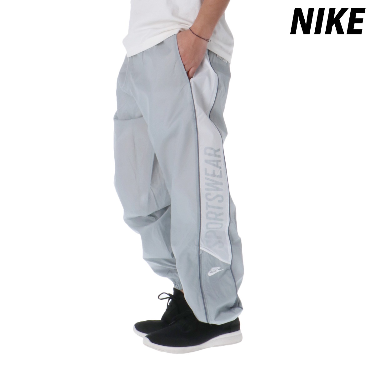 ジャージ 下 メンズ ナイキ ロングパンツ クラブ ウインドパンツ メッシュ 裏地付き トラックパンツ ジャージパンツ ブランド NIKE HJ2245 優良配送 SALE セール GRY