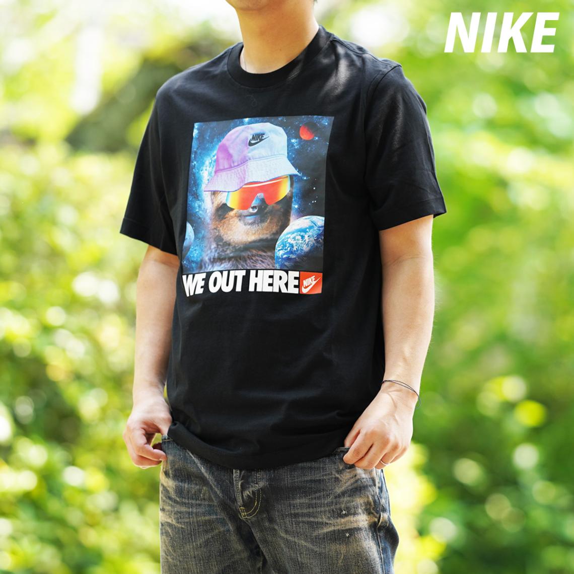 ナイキ Tシャツ メンズ ブランド 半袖 コットン100% 綿100% スポーツウェア BLK NIKE HJ0753 半額 5/o