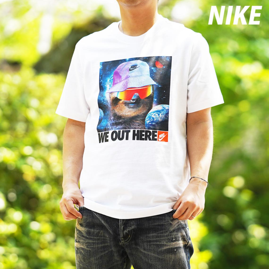 ナイキ Tシャツ メンズ ブランド 半袖 コットン100% 綿100% スポーツウェア WHT NIKE HJ0753 半額 5/o