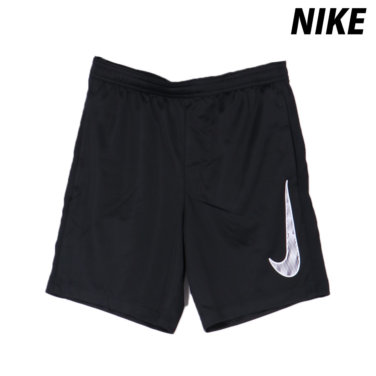 ナイキ ハーフパンツ ジュニア スポーツ 短パン 吸汗 速乾 ドライ シンプル ロゴ ショートパンツ トルフィー BLK NIKE HF8081 新作