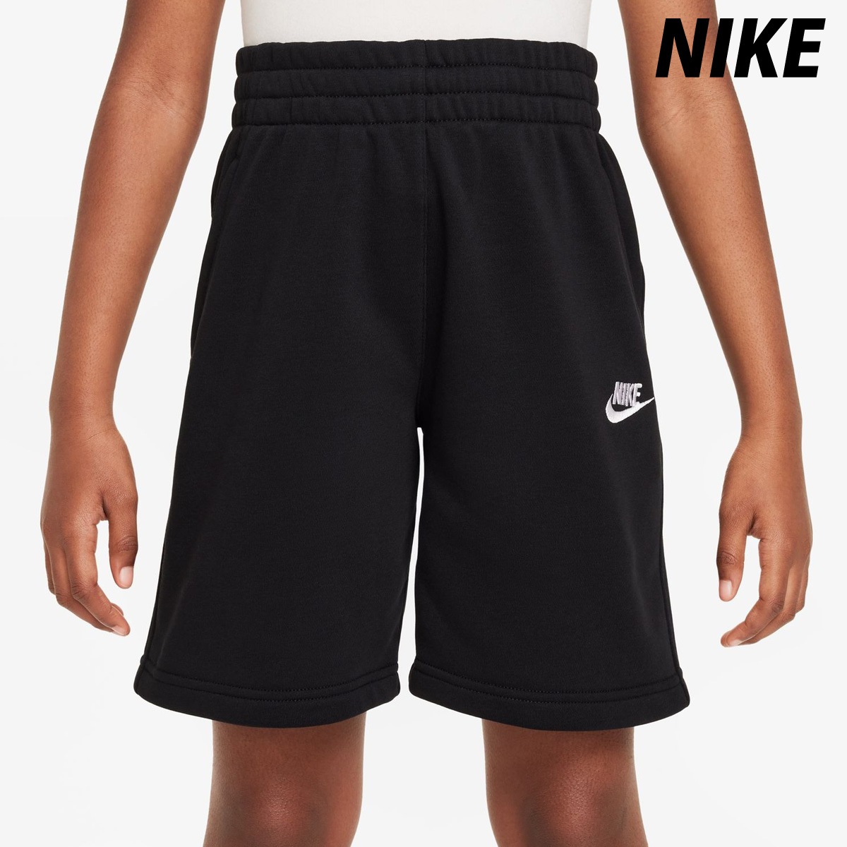 ナイキ スポーツ 短パン クラブ ハーフパンツ ジュニア NIKE スウェットパンツ FD3015 010 優良配送 BLK 新作